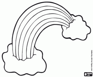 раскраска Ирландский Радуга