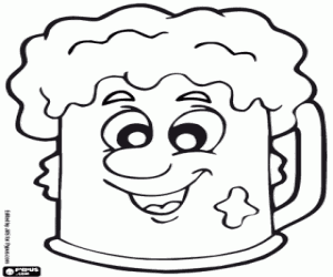 раскраска Ирландское пиво