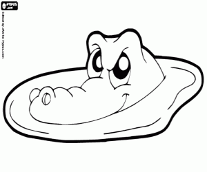 раскраска Кайман