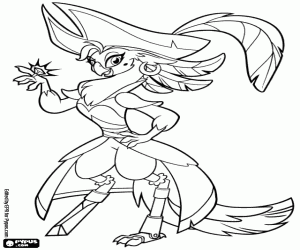 раскраска Капитан Гарпия, мой маленький пони