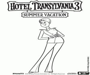 раскраска Капитан корабля Эрика Ван Хельсинг