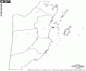 раскраска Карта Белиза