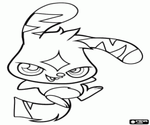раскраска Кацумой Moshi Monsters
