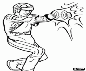 раскраска Кевин Линн Clu и диск света