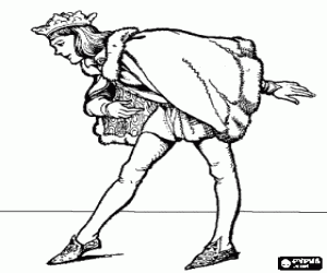 раскраска Князь делает благоговением