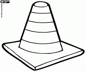 раскраска Конус движения