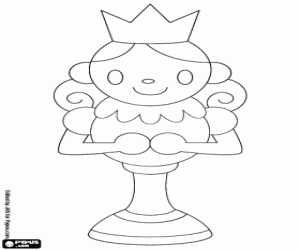 раскраска Королева, Шахматная фигура