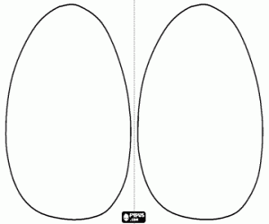 раскраска Краски и украсить пасхальные яйца