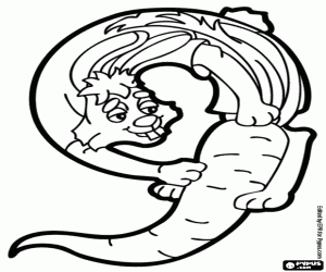 раскраска Кролик и морковь, номер 9