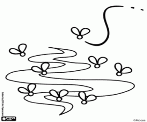 раскраска Летит мусор, Trash Pack