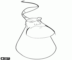 раскраска Лицо Лиан Чу