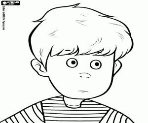 раскраска Лицо Тед, Лоракс