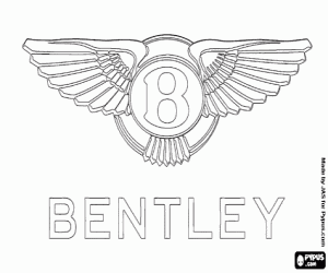 раскраска Логотип Bentley