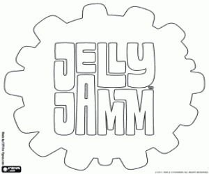 раскраска Логотип Jelly Jamm