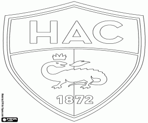 раскраска Логотип Le Havre AC