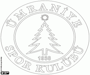 раскраска Логотип Umraniyespor
