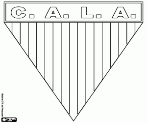раскраска Логотип клуба Атлетико Лос-Андес