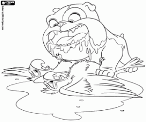 раскраска Луис, Blu и Jewel