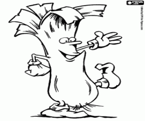 раскраска Лук-порей, съедобные растения