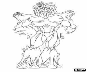 раскраска Лукас, Лесной Лорд