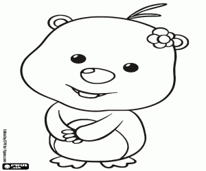 раскраска Лупи бобра