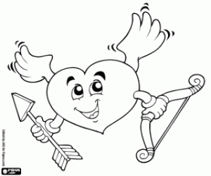 раскраска Любовь