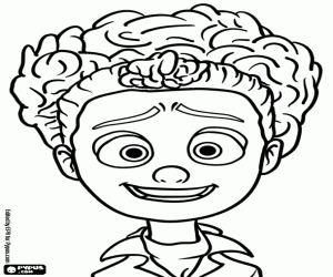 раскраска Лютик является очень активная молодая девушка