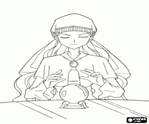 раскраска Мадам Таки от Mermaid Melody