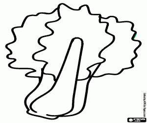 раскраска Мангольд, соеное растение