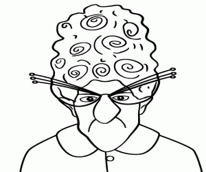 раскраска Марлена Грю, портрет