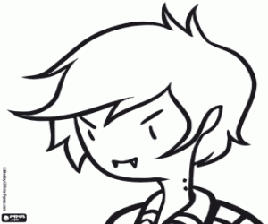 раскраска Маршалл ли, царь вампира