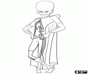 раскраска Мегамозг