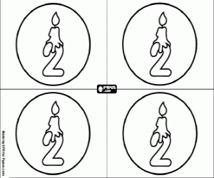 раскраска Мое приглашение на день рождения