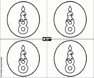 раскраска Мой день рождения восемь