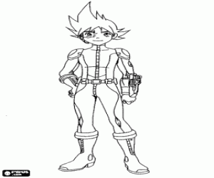 раскраска Молодой Бретт от Галактическая команда