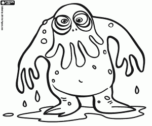 раскраска Монстр, Ктулху