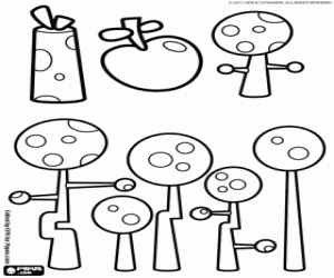 раскраска Музыкальная Планета Jammbo