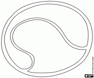 раскраска Мяч для игры с кошкой