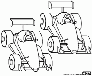 раскраска Начало сетки F1
