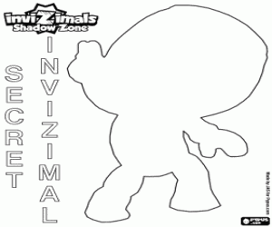 раскраска Неизвестная тайна Invizimal