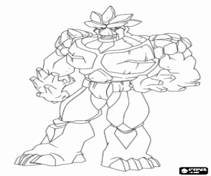 раскраска Ник, Господь Земли