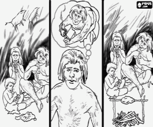 раскраска Обнаружение пожара