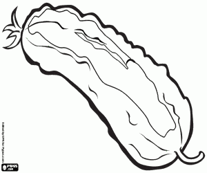 раскраска Огурец очень увлажняющая