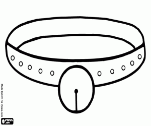 раскраска Ожерелье с санях колокола