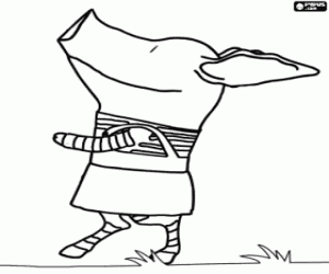 раскраска Оливия, символ Ян Фалконер