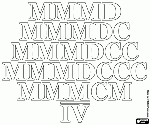 раскраска От 3500 до 4000, Роман сотни