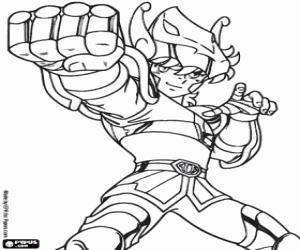 раскраска Пегас Seiya