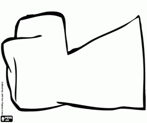 раскраска Перчатка дайвера