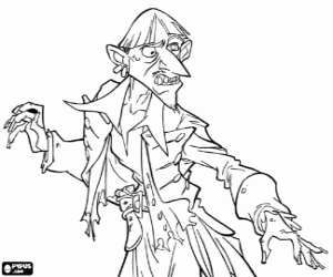 раскраска Пират Карибского моря, Ragetti