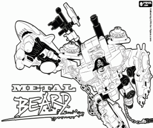 раскраска Пиратские из Lego фильма